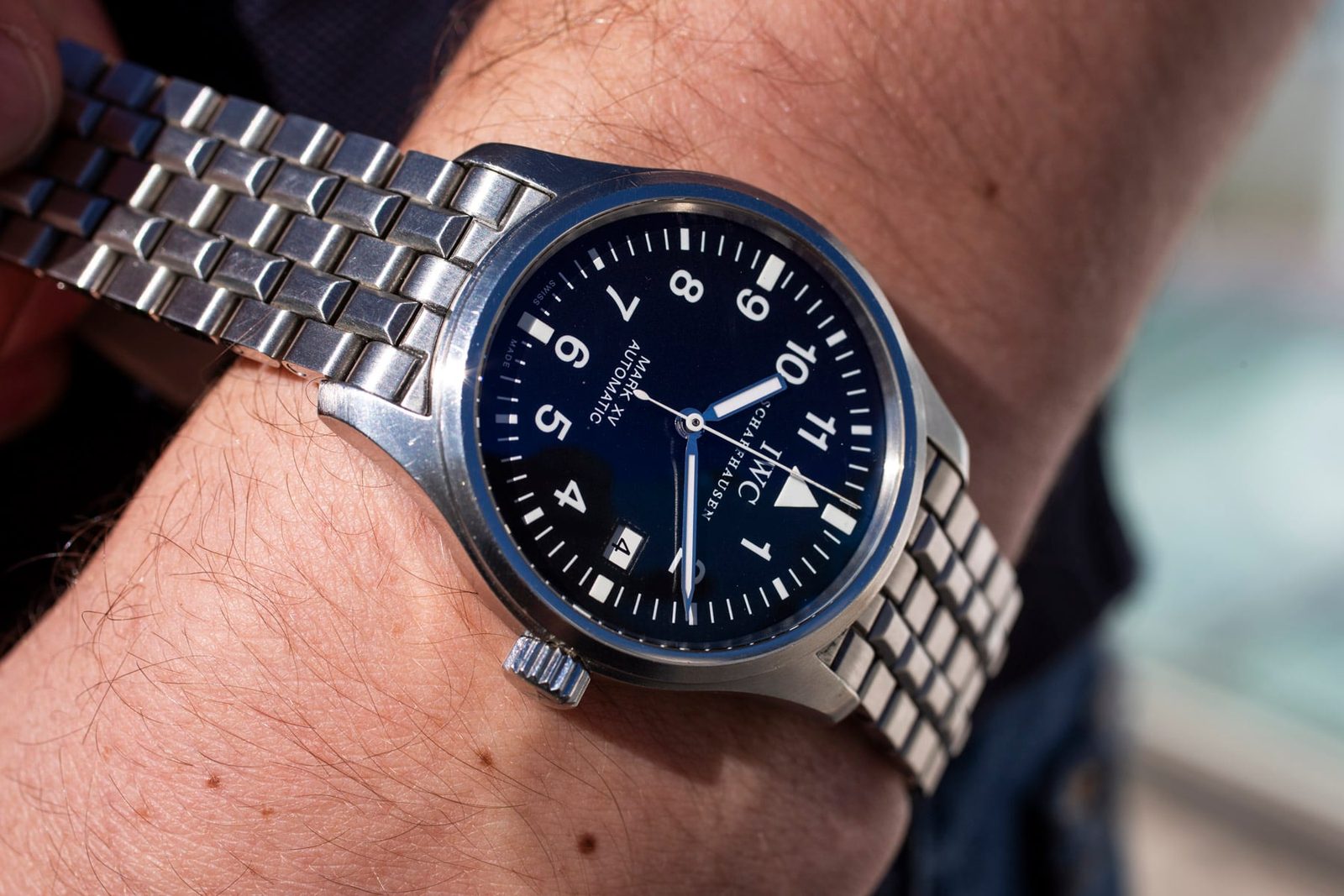 IWC Mark XV on wrist