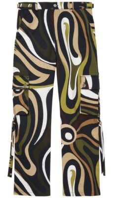 Pucci Marmo Print Cargo Pants