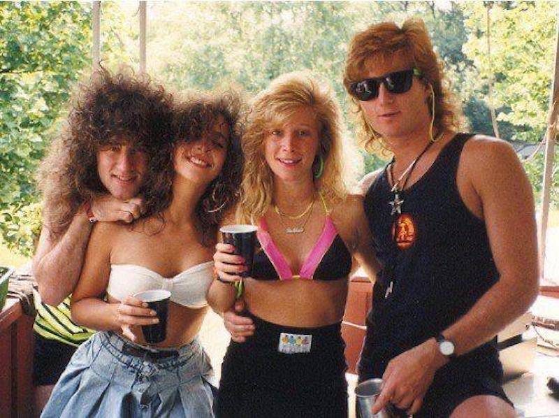 Big hair 80s friends