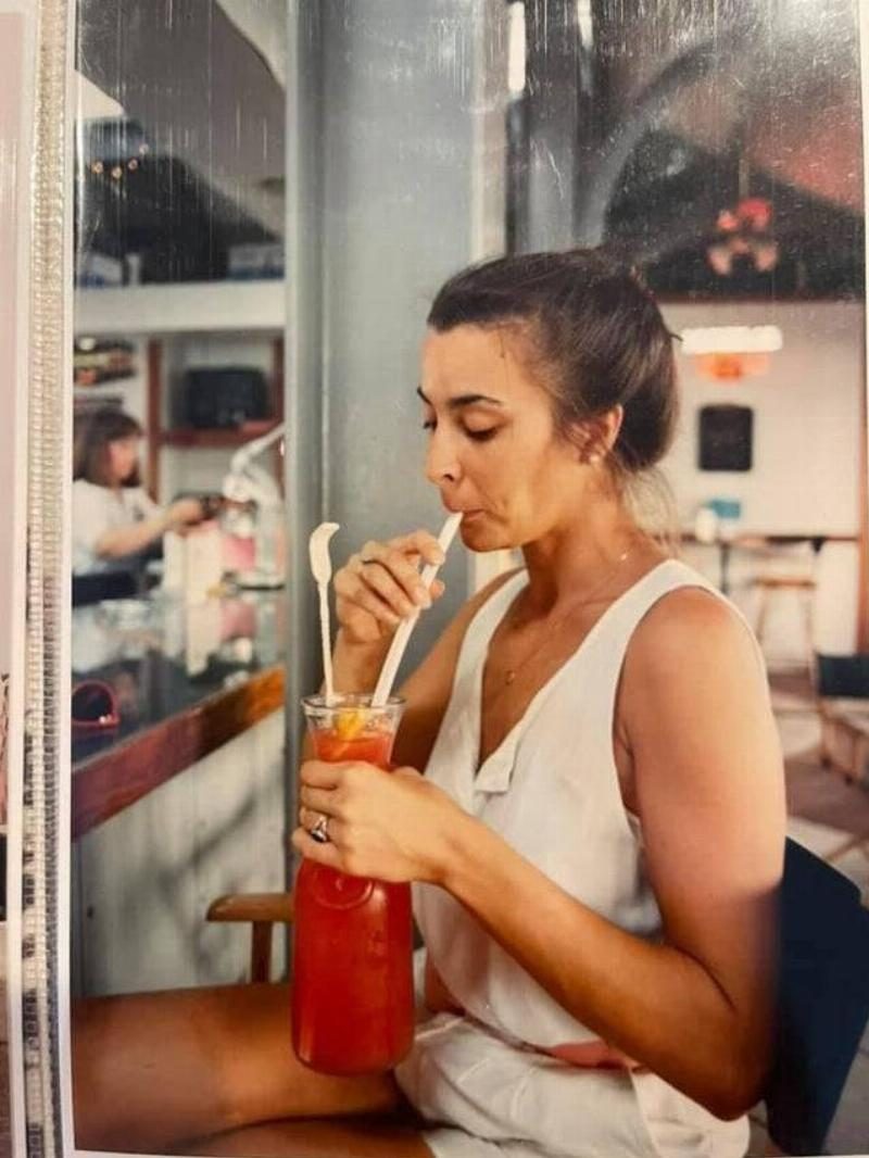 Woman drinking