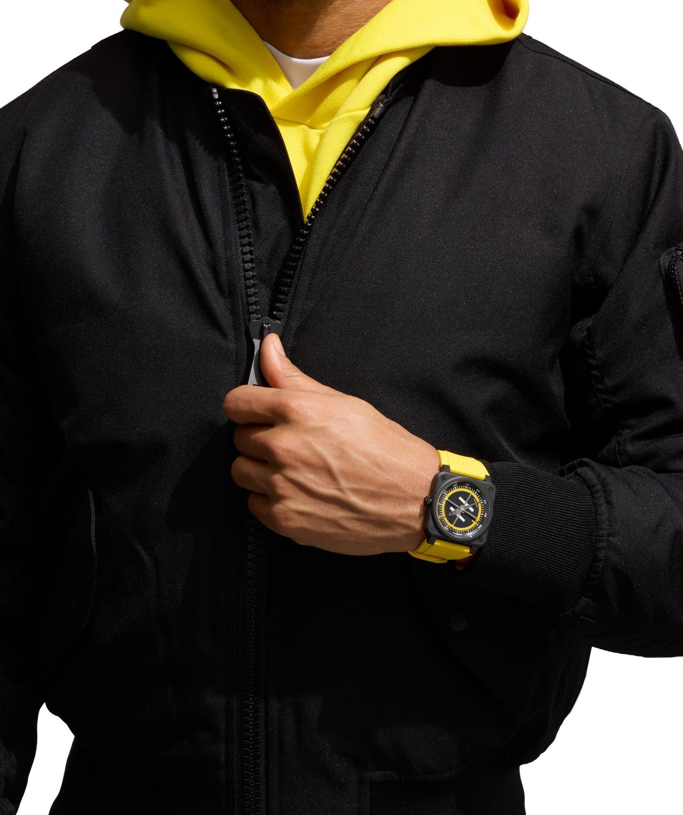 The black synthetic fabric strap, for anyone who wants the joke told quietly